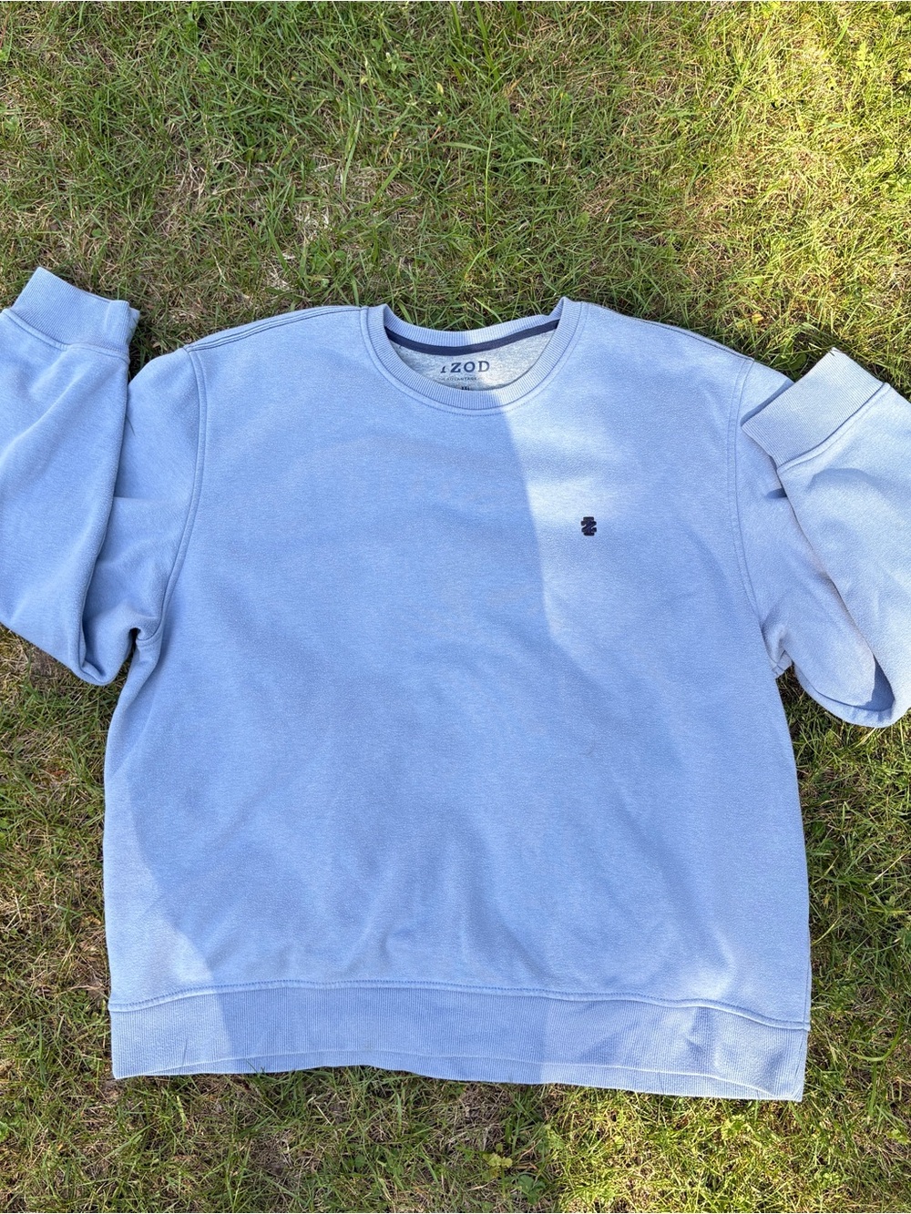 Izod blue fleece crewneck sweatshirt Size XXL